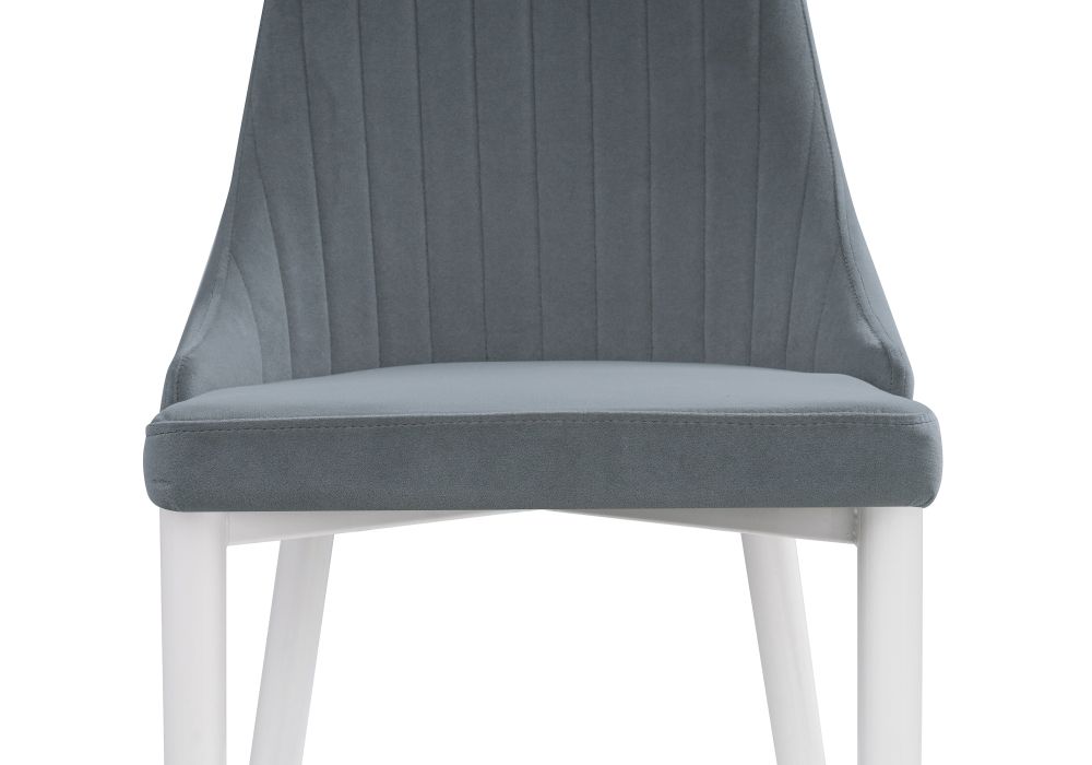 Стул на металлокаркасе Kora white / gray