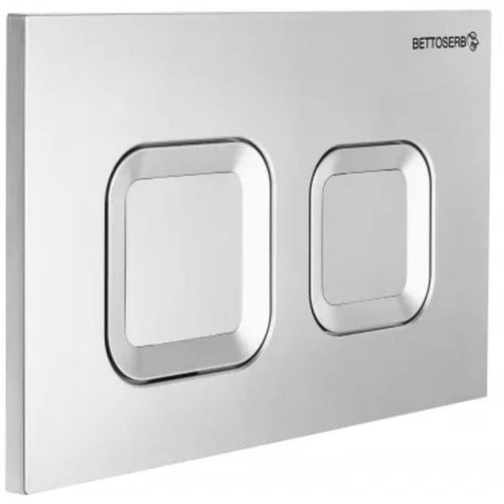 Инсталляция для унитаза BETTOSERB sava free standing, клавиша смыва хром матовый квадр. — (4)