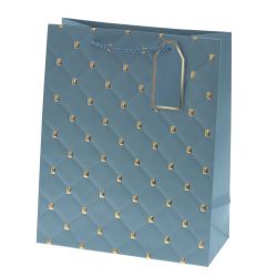 GAEM Пакет подарочный M (бумага 210г/м2, блок 12шт), L26 W12 H32 см, 8в.