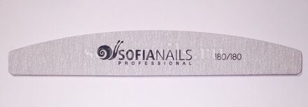 SofiaNails Пилка зебра лодка Япония, 180/180гр