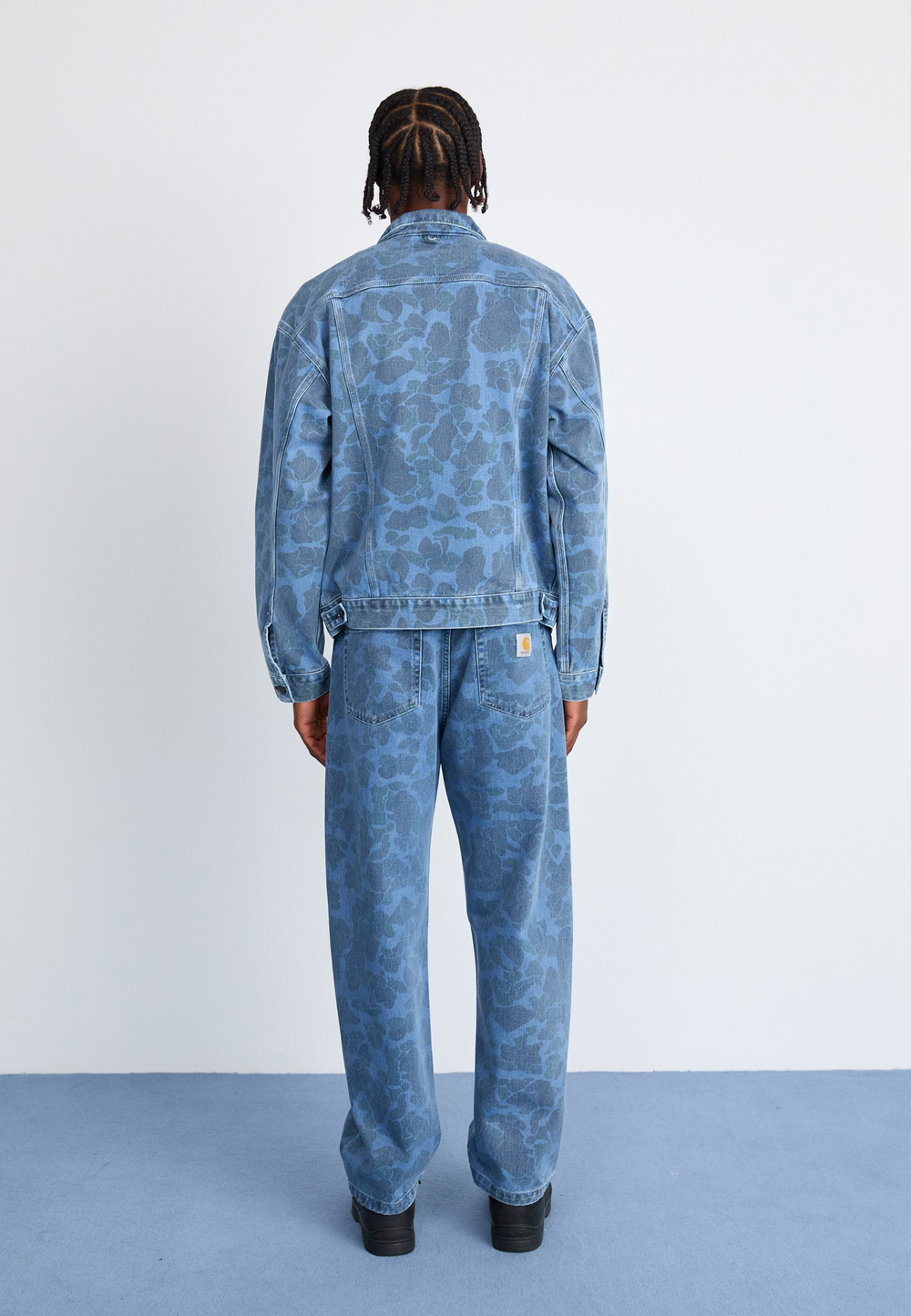 Carhartt WIP HELSTON - Джинсовая куртка - Белый