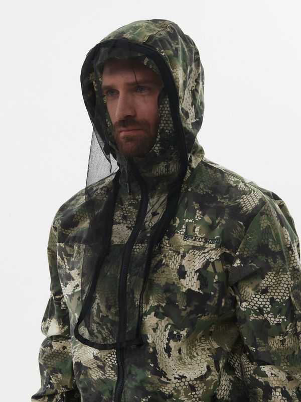 Костюм летний Стрелок-Антимоскит ткань Сорочка цвет Зеленый Питон