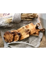 Набор досок разделочных из дерева сервировочных 5 шт.