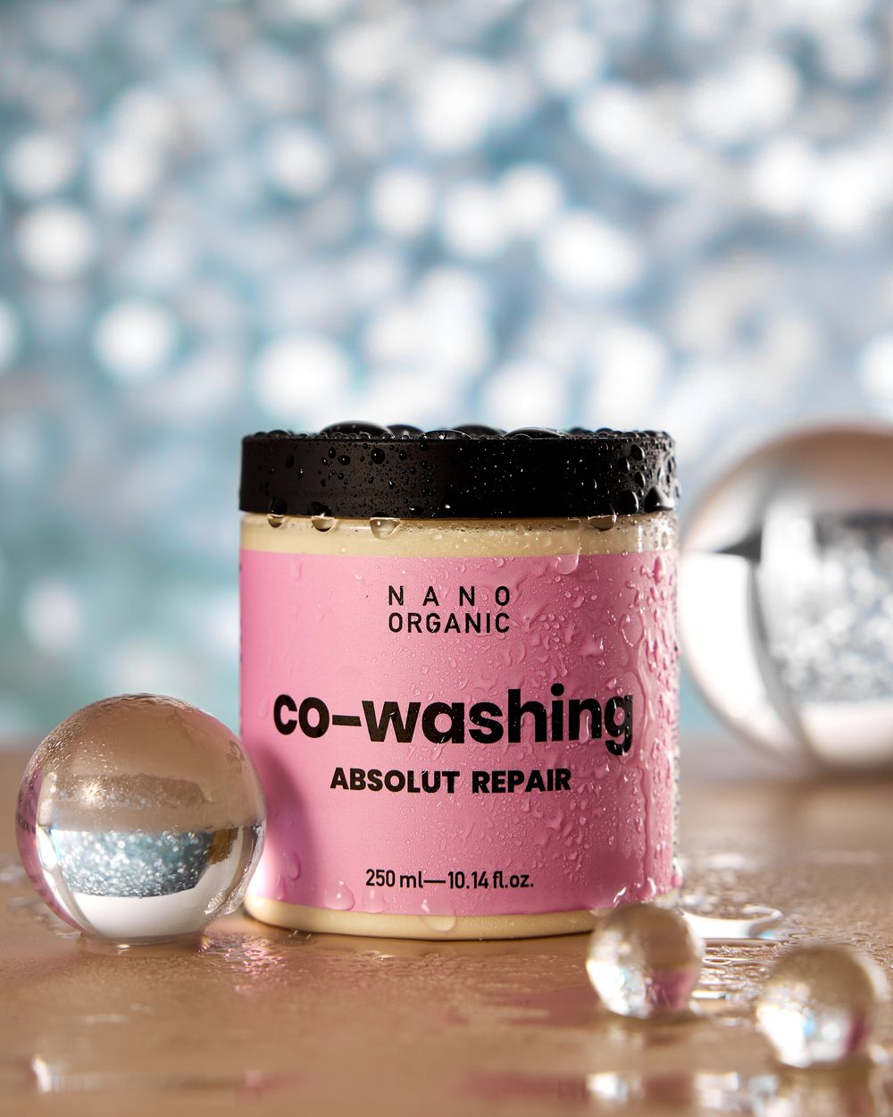 Ковошинг-реконструктор для мытья окрашенных и поврежденных волос "Absolut Repair", 250 мл (Nano Organic)