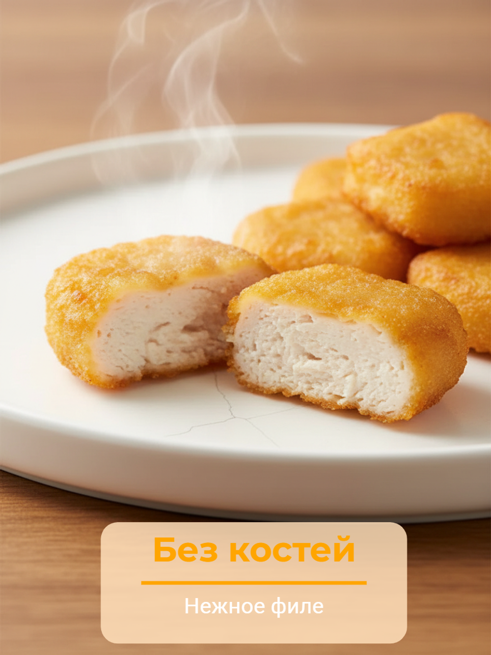 Наггетсы рыбные из филе минтая в кляре "А.Эсперсен" 1 кг