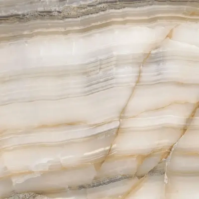 Керамогранит Alma Ceramica GFU57SMD40L Smeraldo 57x57 бежевый лаппатированный под оникс