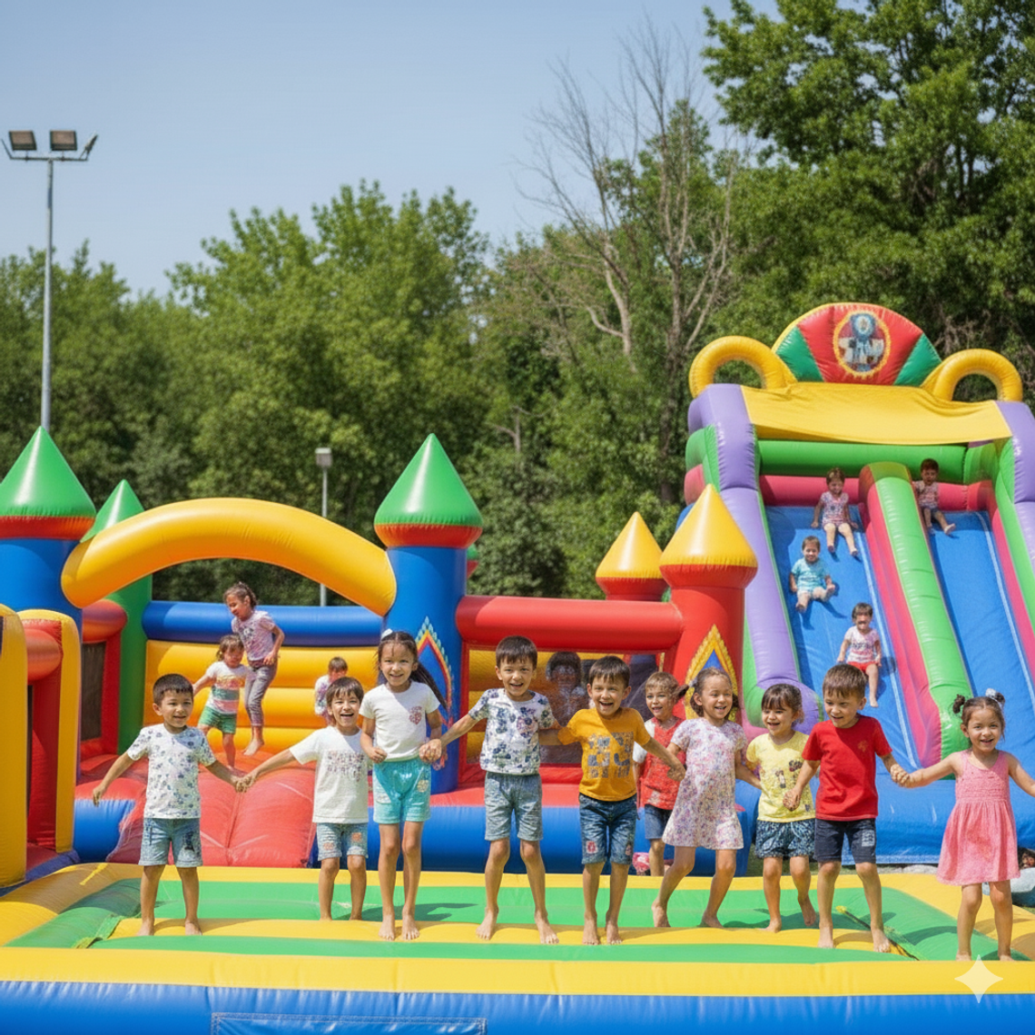 Батут купить в Джалал-Абаде – Надувные аттракционы БатутМастер 🎪