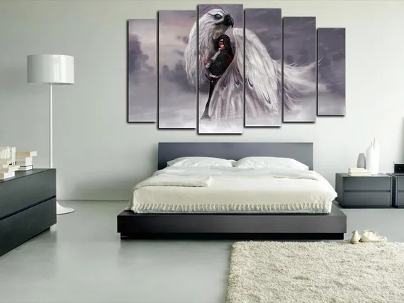 Модульная картина "Орлиный взгляд"