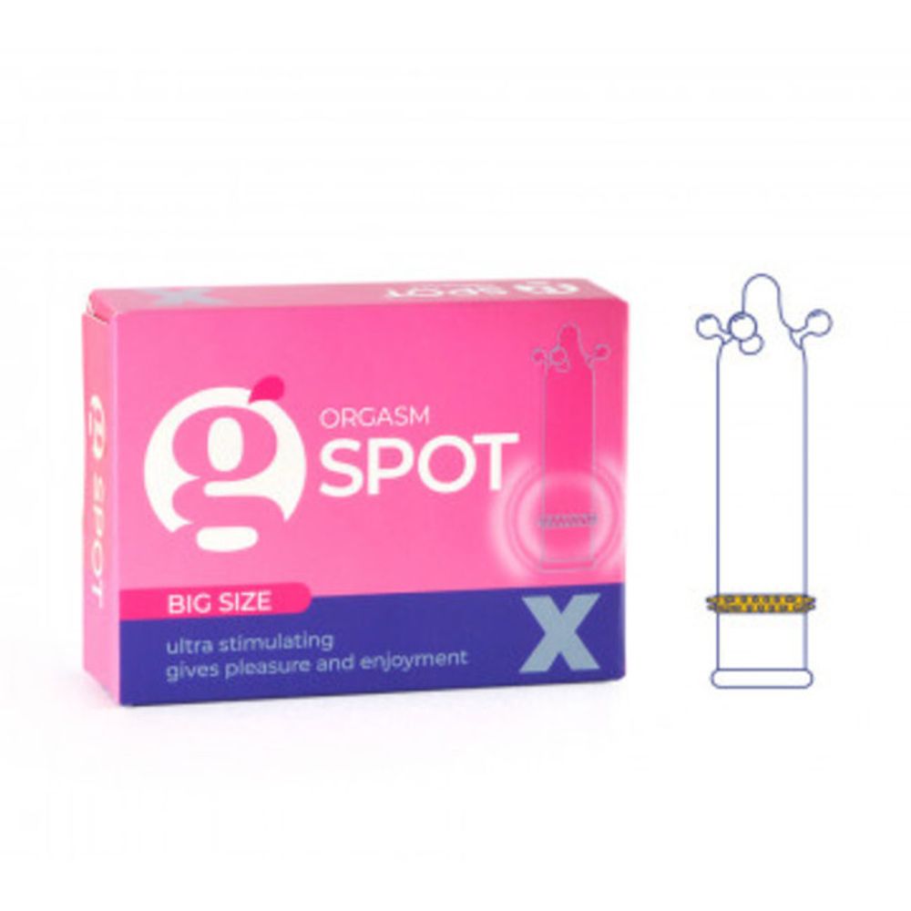 Насадка стимулирующая G-Spot X BIG SIZE (Цвет: прозрачный)