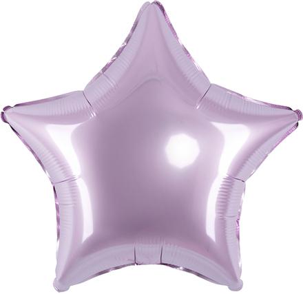 Шар (18''/46 см) Звезда, Сиреневый, Сатин, 1 шт.