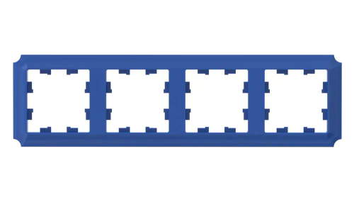 ATLASDESIGN ANTIQUE 4-постовая РАМКА, универсальная, АКВАМАРИН