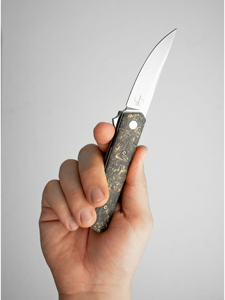 Нож Boker 01BO196 Kwaiken Compact Flipper Marble Carbon Copper