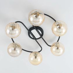 Citilux Эрни CL122165 Люстра потолочная Чёрная