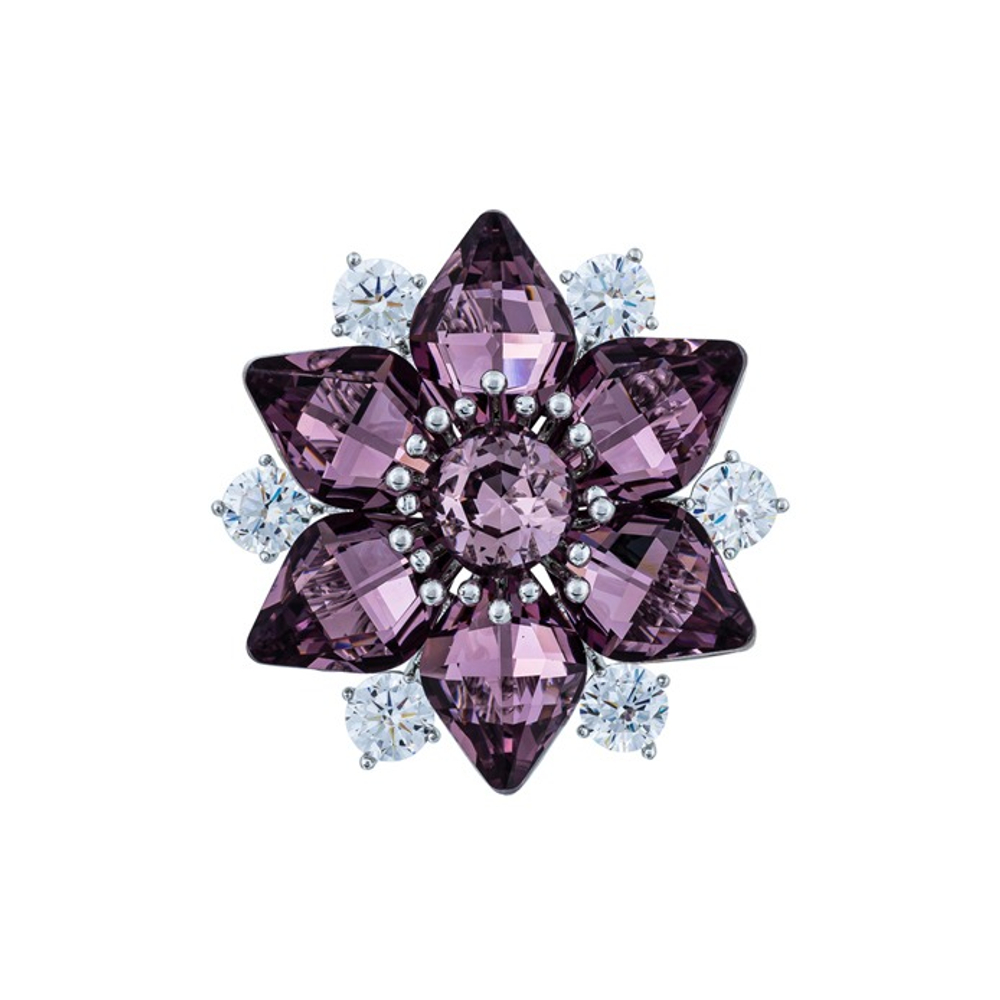 Брошь Fiore Luna Звезда Zircon XR14178A2 V/S