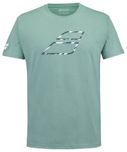 Теннисная футболка Babolat Exercise Big Flag Tee Men - Green