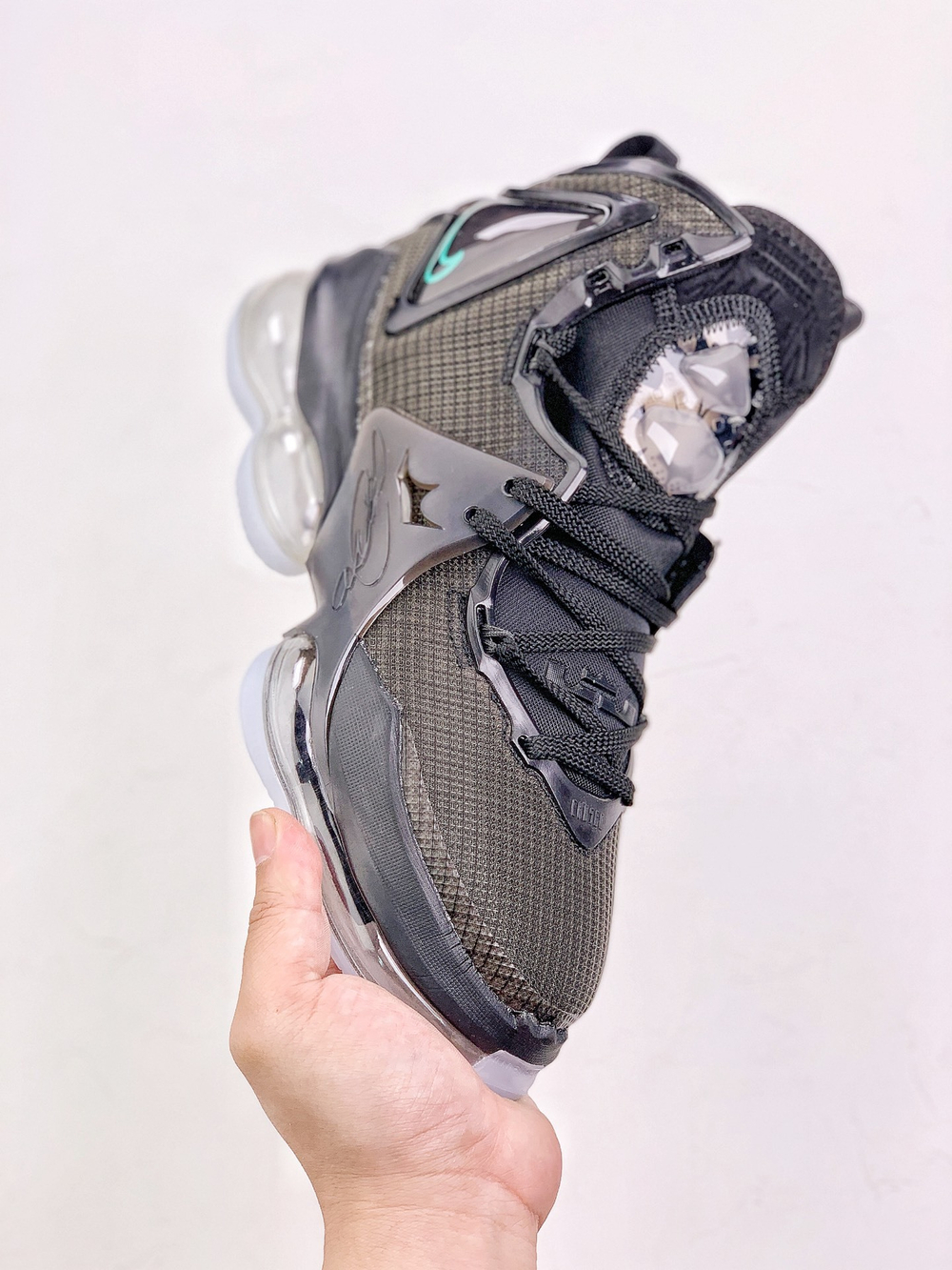 Nike LeBron 19 Black Aqua