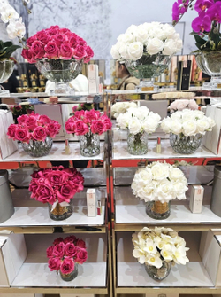 Букет роз ароматизированный и 2 спрея по 10мл Cote Noire Herringbone Clear Magenta ярко-розовый