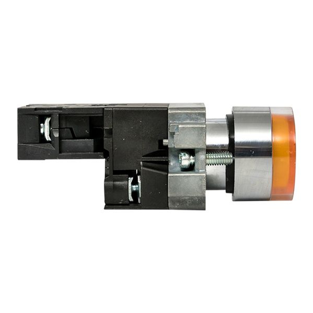 Кнопка BA51 с подсветкой 230В желтая NO IP65 EKF PROxima