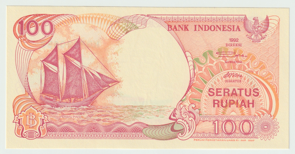 Indonesia, 100 Rupiah, 1992, UNC