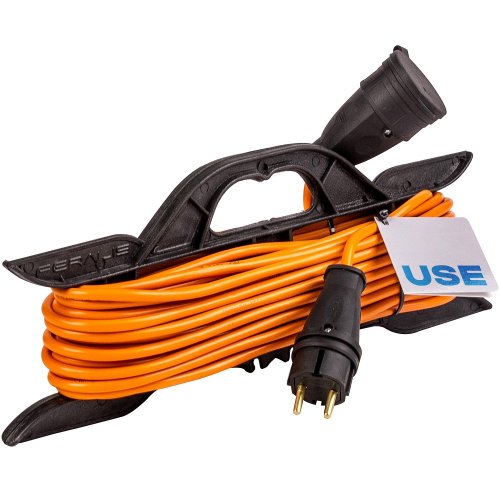 Удлинитель USE ПВС 4000 Вт на рамке 20м без заземления   USE303-009