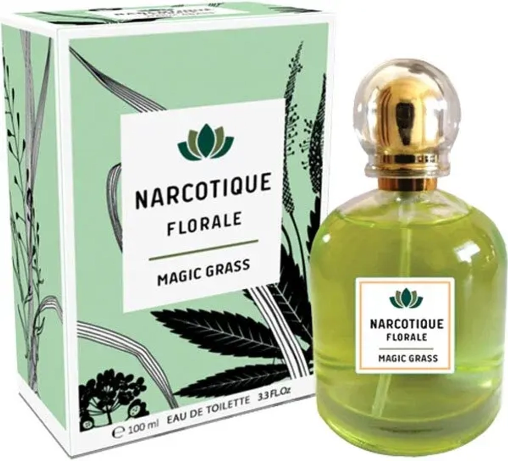 Туалетная вода для женщин "NARCOTIQUE FLORALE MAGIC GRASS" 100мл Россия