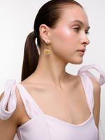 Серьги "Soul Yellow Matte" Gold