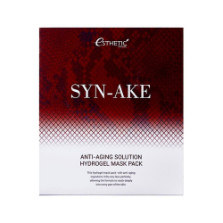 Esthetic House Syn-Ake Anti-Aging Solution Hydrogel Mask Pack гидрогелевая маска со змеиными пептидами