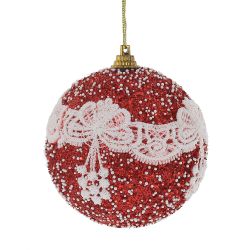 GAEM Набор из 3шт Украшение новогоднее "Шар", D 8 см, L23,5 W8 H8 см