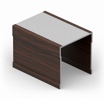 Направляющая верхняя однополозная (5,40 м) Венге ПВХ