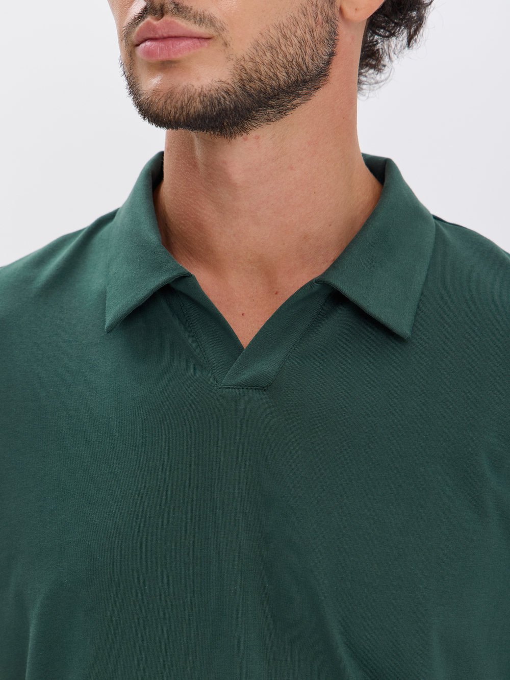 Футболка-поло трикотажная повседневная