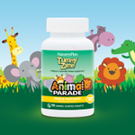 NaturesPlus, Animal Parade®, Tummy Zyme®, тропические фрукты, 90 таблеток в форме животных