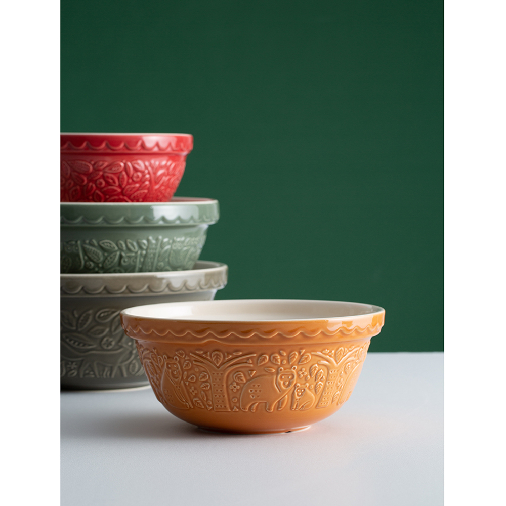 Миска для смешивания in the forest, D21 см, 1,2 л, красная