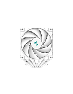 DEEPCOOL AK620 DIGITAL WH LGA20XX/1700/1200/115X/AM5/AM4 (8шт/кор, TDP 260W, PWM, DUAL Fan 120mm, 6 тепл. трубок, ARGB, белый) RET