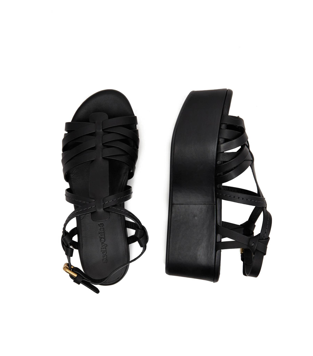 Босоножки Surfley Sand See By Chlo\u00e9 - черный(SB40102A 17007)