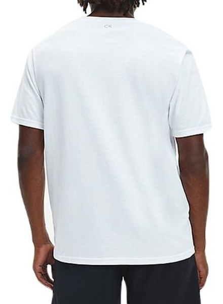 Мужская теннисная футболка Calvin Klein PW S/S T-shirt - белый
