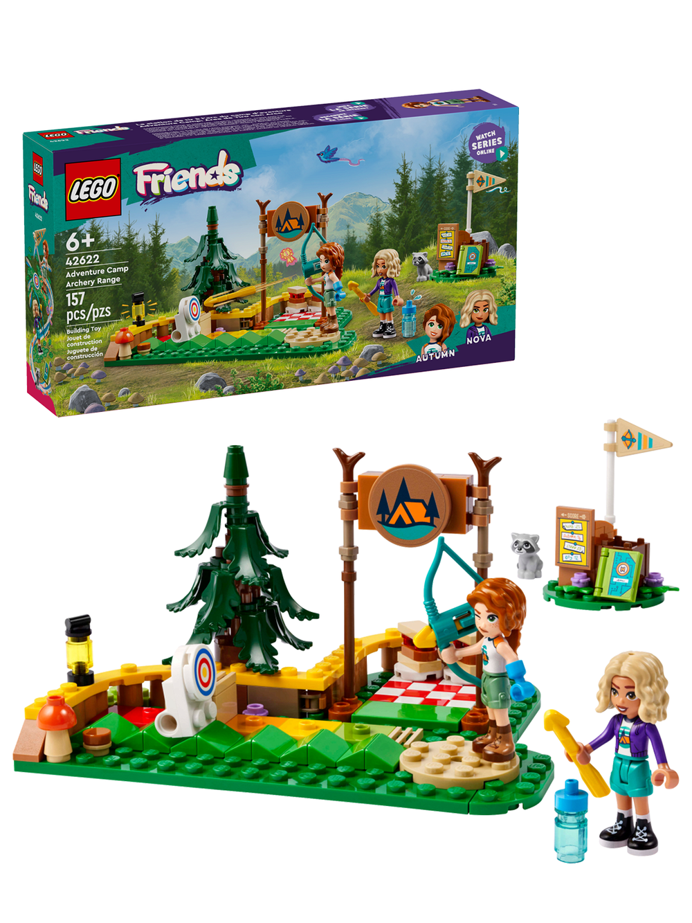 Конструктор LEGO Friends 42622 «Лагерь приключений: стрельба из лука»