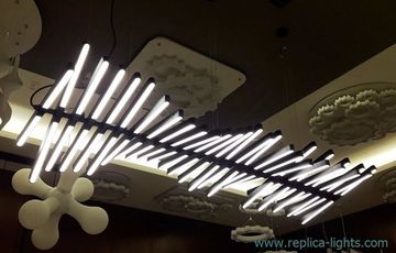 replica rhythm chandelier ( black )