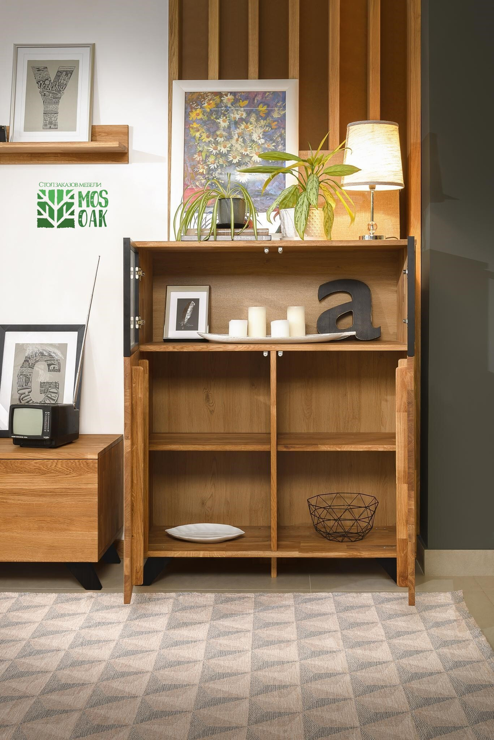 Комод из массива дуба Монтерей-1