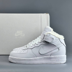 Кроссовки Nike Air Force 1 с мехом #452 (бел.)