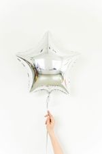 F Шар звезда (18'' / 46 см) Серебро (БГ-15)