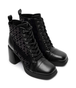 Кожаные ботильоны на каблуке GRACE 05 Liu Jo - черный(SF4125 PX549)