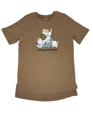 CWJG 50227-33K Сорочка для девочки, Латте