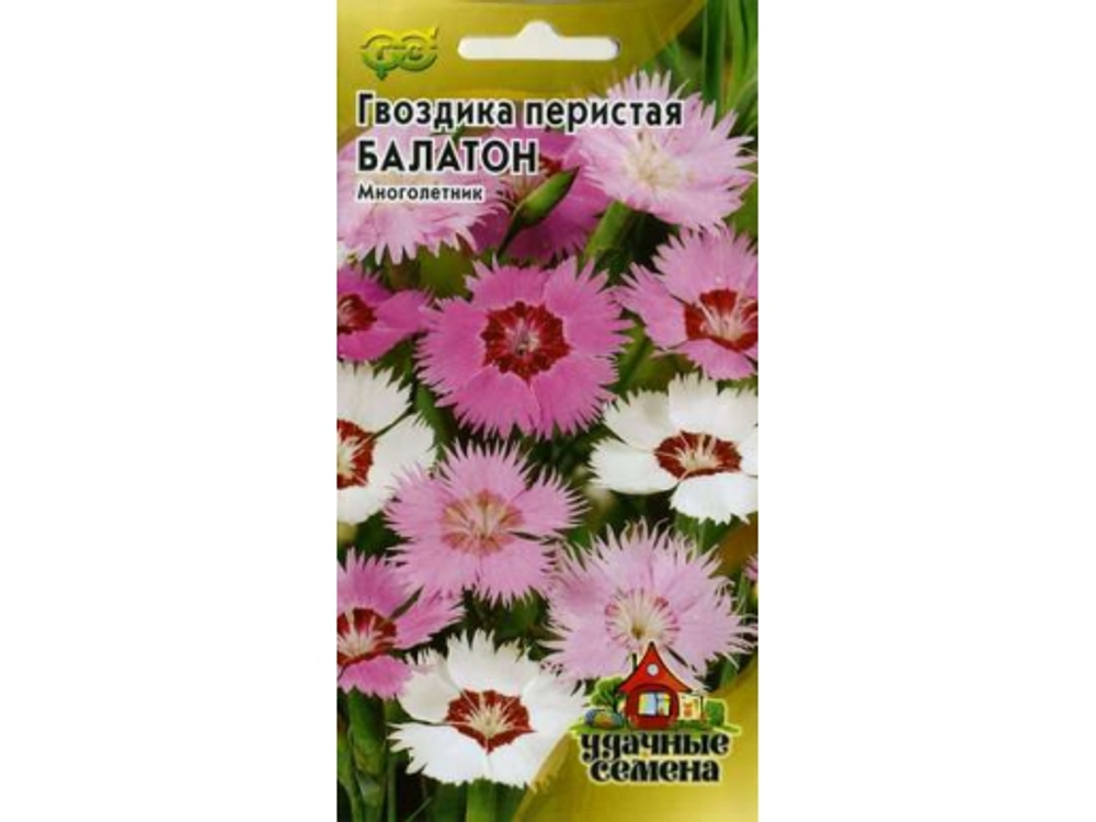 Гвоздика перистая Балатон смесь 0,2/Удачные семена/ Гавриш