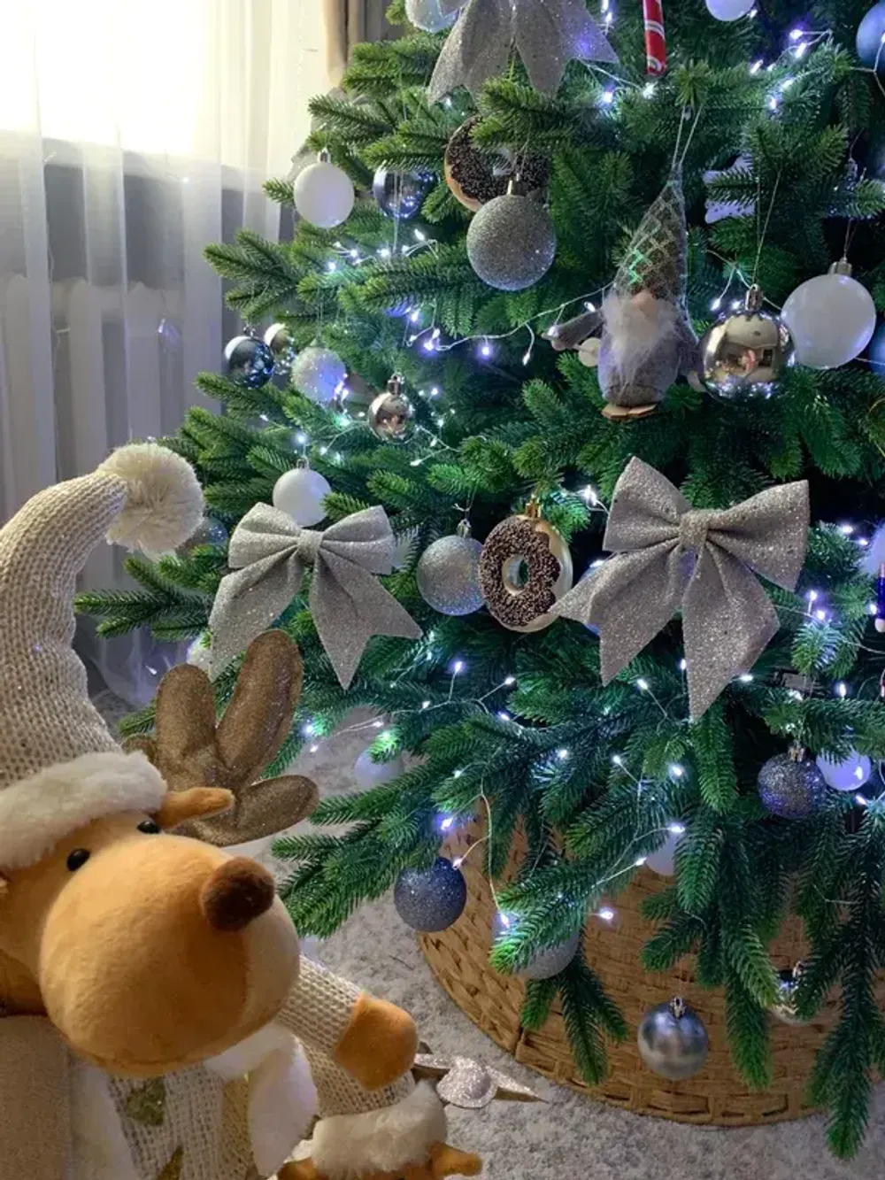 Ель искусственная «Венецианская» (Литая+пвх) 210 см / 2.1 м