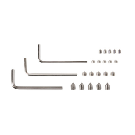 Набор винтов для ручек дверных (М6х8, М6х5, М5х4, M4x6, шестигранники)