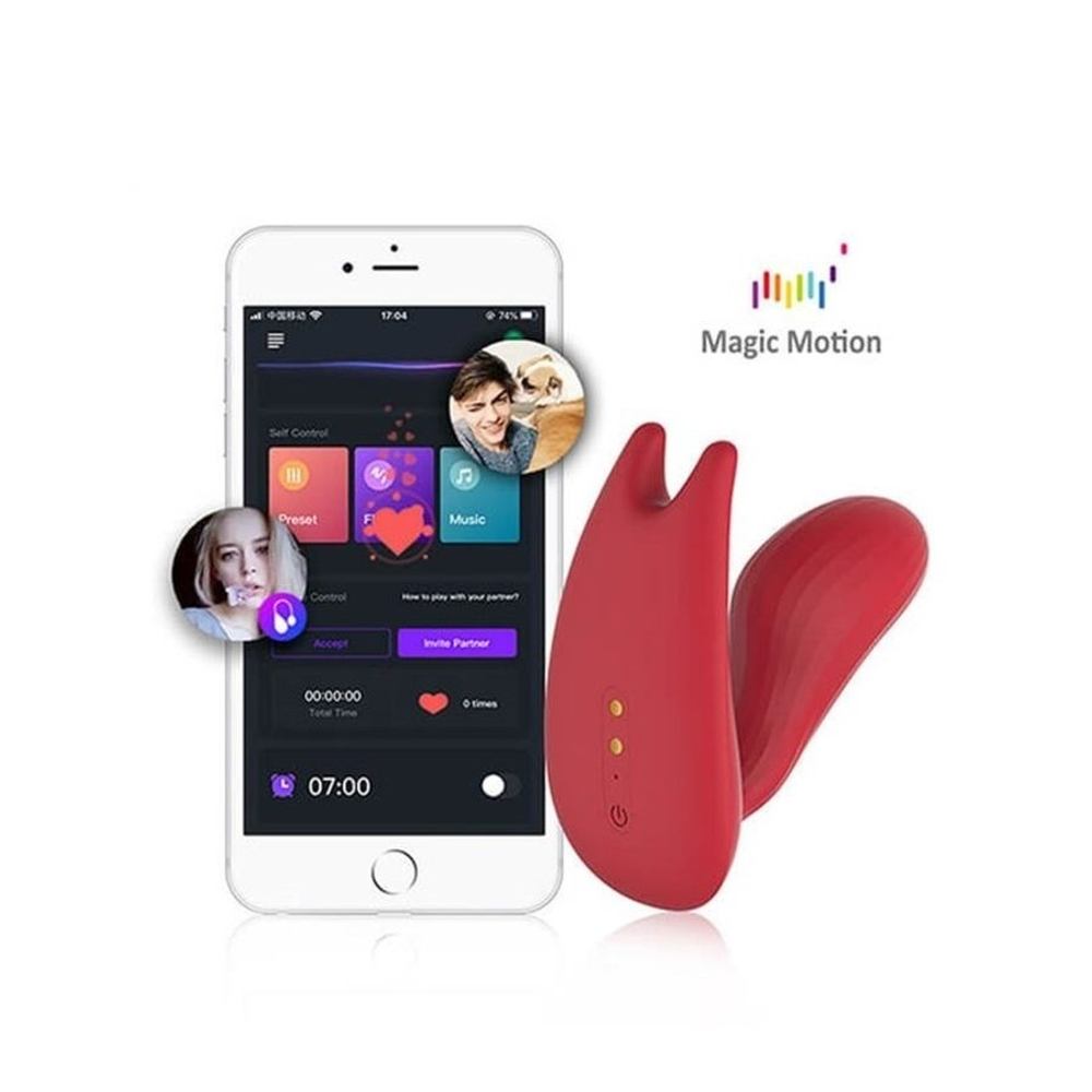 Вибратор Magic Motion Umi красный