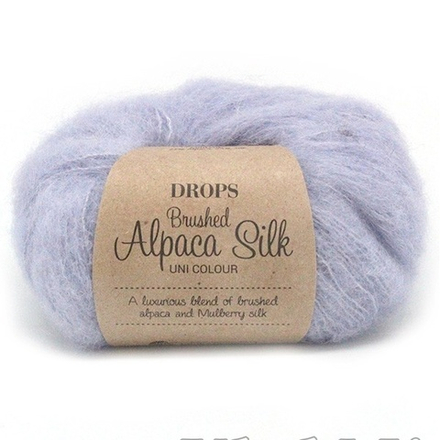 Пряжа Drops Brushed Alpaca Silk 17 light lavender