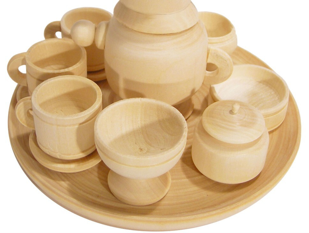 Комплект деревянной посуды