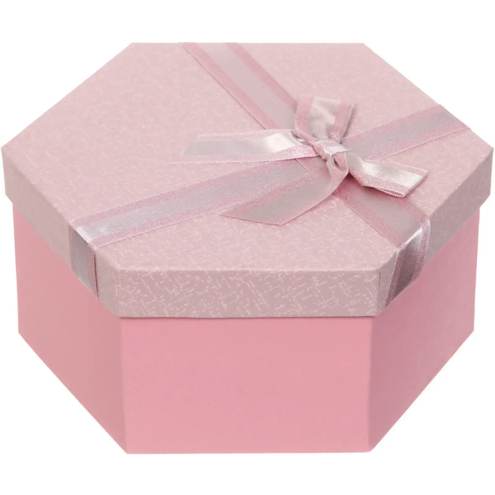 Коробка подарочная «Ванильная нежность» 22*19*10 см, розовый