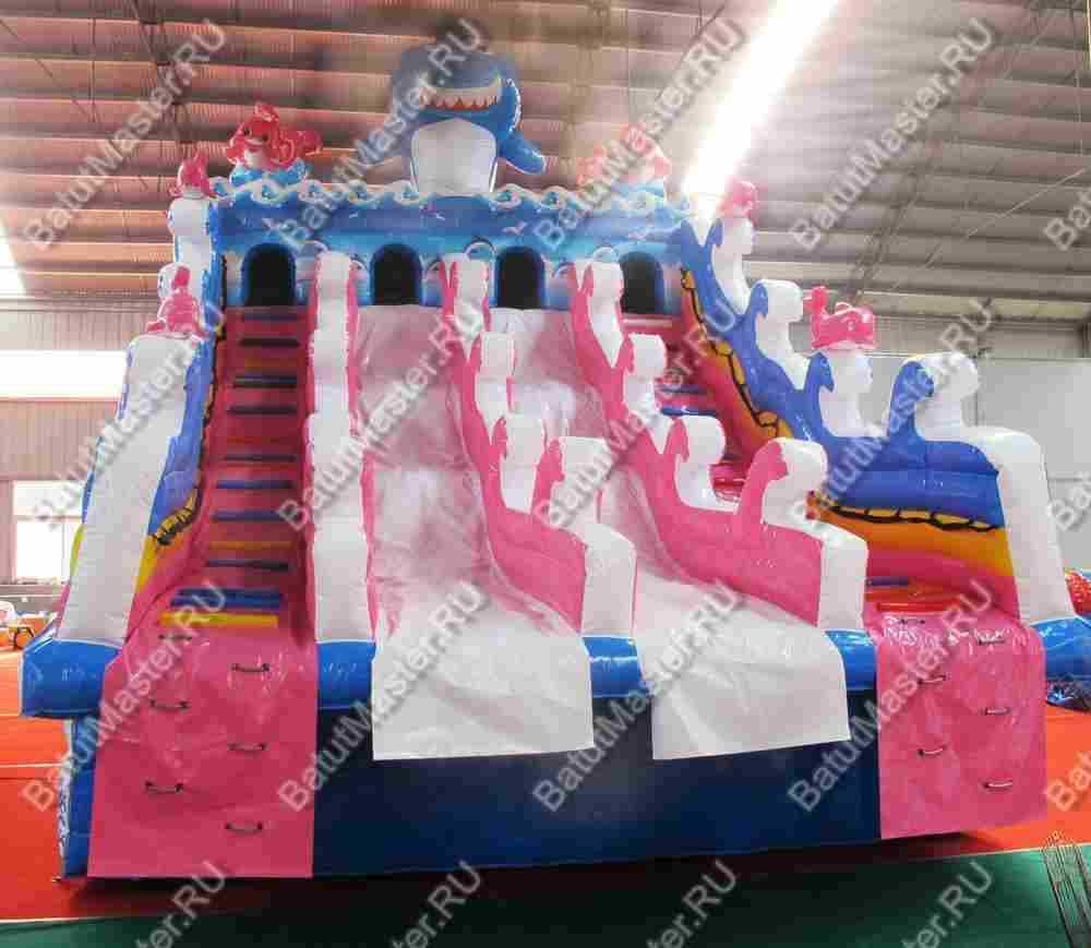 Горка для бассейна "Песни моря", 9*6*8,8 м